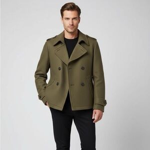 VIKTOR & ROLF "Monsieur" Men's Top Coat/Peacoat Wool Made in Italy - Size IT 48